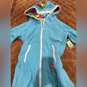 NWT Unisex Tipsy Elves Unicorn Onesie